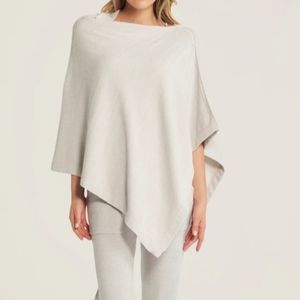 Barefoot Dreams Cream Poncho